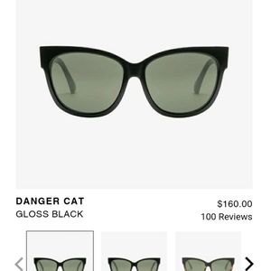 ELECTRIC EYEWEAR MADE IN ITALY WOMENS SUNGLASSES DANGER CAT CAT EYE